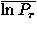 overline(ln <i>P</i><sub><i>r</i></sub>)